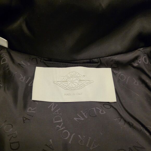 Rare Air Jordan Wings Made In Italy Track Jacket Black DX5789-010 Men's Size L - Picture 8 of 9